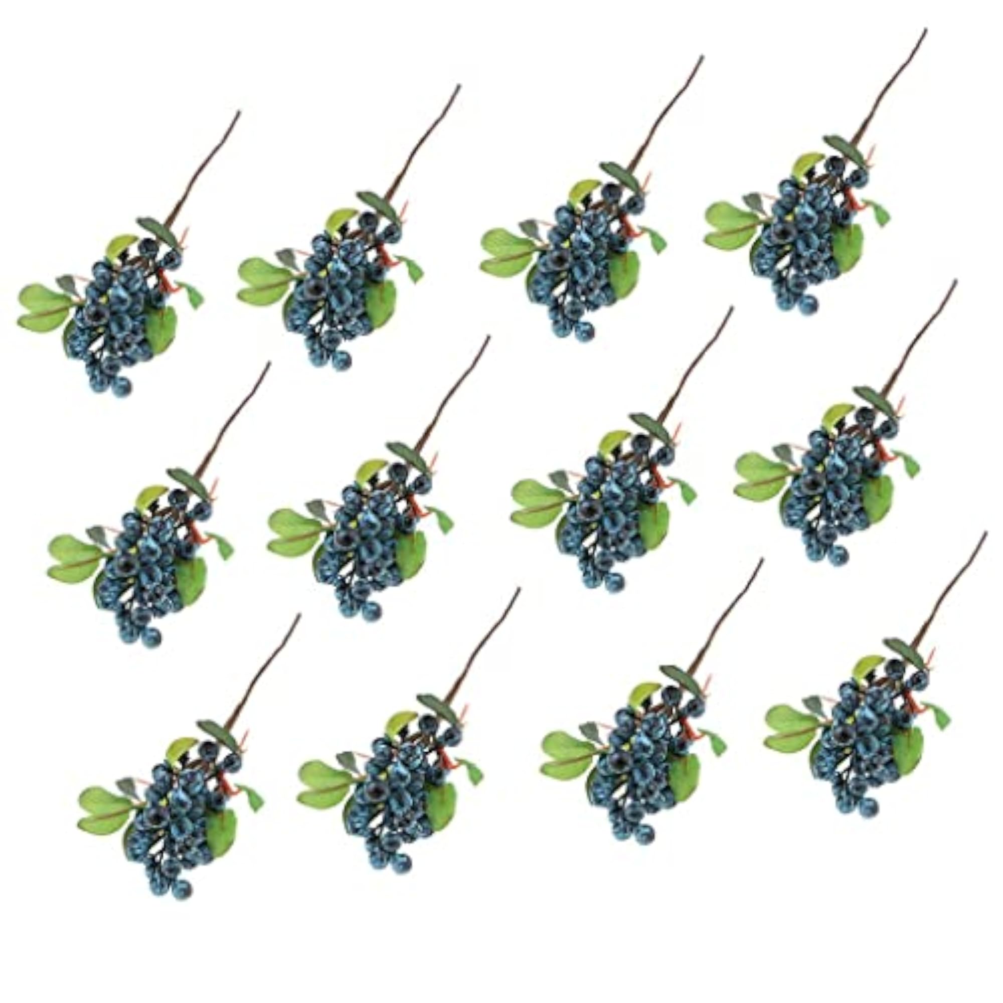 PVC Artificial Fake Plant Fruit Berries Branches Home Decor
